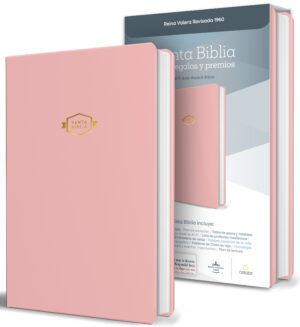 Biblia RVR 1960 para regalos y premios, rosada