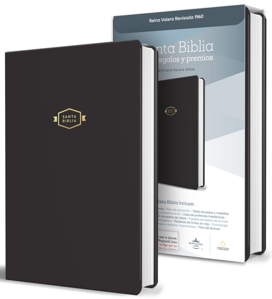 Biblia RVR 1960 para regalos y premios, negro